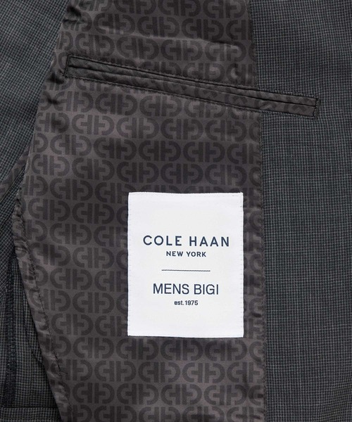 MEN'S BIGI(メンズビギ)の「【COLE HAAN/コール ハーン】別注 サマーサイロフィルウールピンチェックジャケット<通気性>(テーラードジャケット・メンズ・グレー/ネイビー・04/03/02/01)」の14枚目の写真