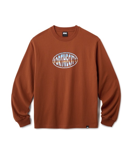 FTC（エフティーシー）の「CITY CHROME L/S TEE（Tシャツ/カットソー・メンズ・ホワイト/ブラウン/ブラック・MEDIUM/LARGE/X-LARGE/SMALL）」の3枚目の写真