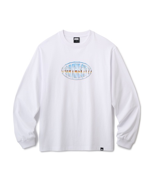 FTC（エフティーシー）の「CITY CHROME L/S TEE（Tシャツ/カットソー・メンズ・ホワイト/ブラウン/ブラック・MEDIUM/LARGE/X-LARGE/SMALL）」の2枚目の写真