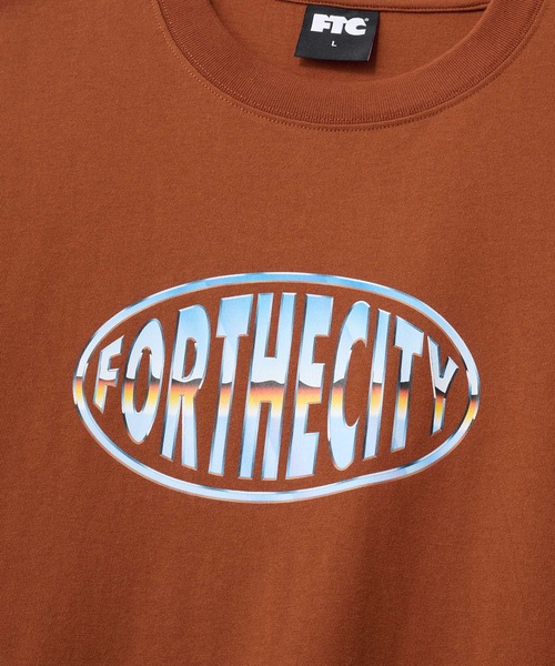 FTC（エフティーシー）の「CITY CHROME L/S TEE（Tシャツ/カットソー・メンズ・ホワイト/ブラウン/ブラック・MEDIUM/LARGE/X-LARGE/SMALL）」の8枚目の写真