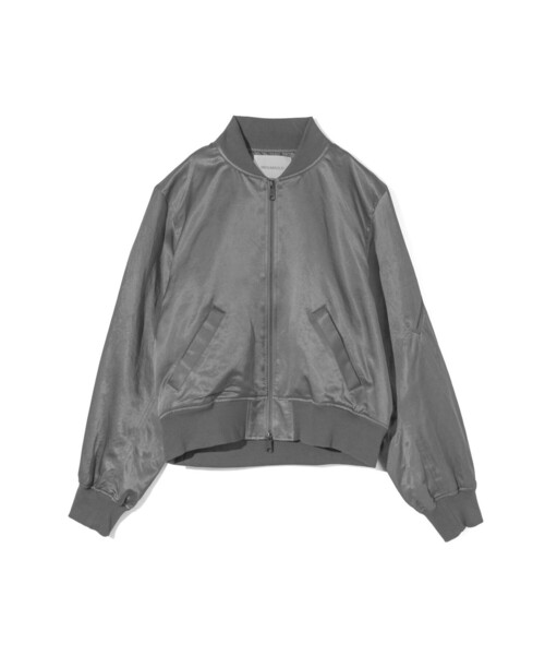 MIDIUMISOLID（ミディウミソリッド）の「MIDIUMISOLID Men’s ブリーチサテンMA-1（ダウンジャケット/コート・メンズ・ブラック/カーキ・48）」の15枚目の写真