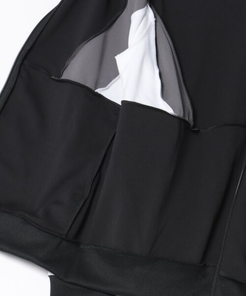 adidas(アディダス)の「adidas/アディダス トラックジャケット レディース UVカット W TEAM トラックトップ VX331(スウェット・レディース・ブラック×ホワイト・M/L)」の3枚目の写真
