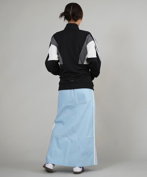 adidas(アディダス)の「adidas/アディダス トラックジャケット レディース UVカット W TEAM トラックトップ VX331(スウェット・レディース・ブラック×ホワイト・M/L)」の11枚目の写真