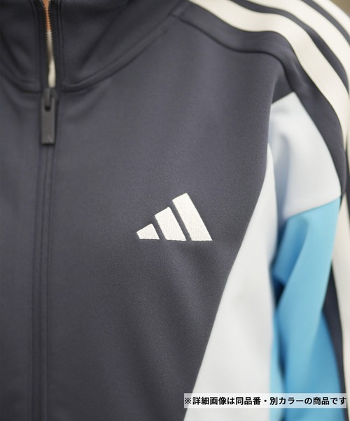 adidas(アディダス)の「adidas/アディダス トラックジャケット レディース UVカット W TEAM トラックトップ VX331(スウェット・レディース・ブラック×ホワイト・M/L)」の17枚目の写真