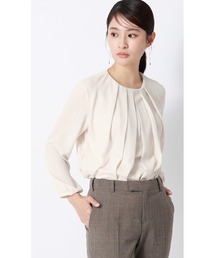 AOYAMA | 九分袖バルーンヘムブラウス｜通勤＆オフィス＆入卒＆セレモニー＆オケージョン｜(シャツ/ブラウス)