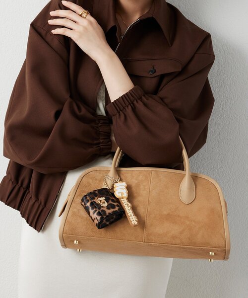 Whim Gazette(ウィムガゼット)の「イヤフォンケース(キーホルダー・レディース・ブラウン・FREE)」の2枚目の写真