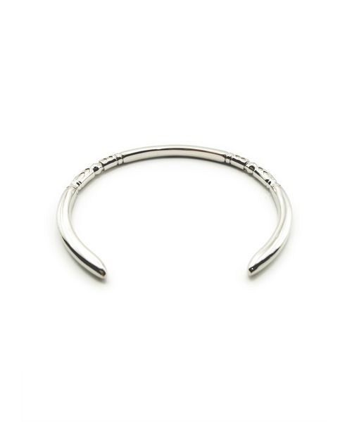Import & Select（インポートアンドセレクト）の「KISHOKACHI 希少価値 ネイティブデザインステンレスバングル（バングル/リストバンド・メンズ・シルバー・FREE）」の4枚目の写真