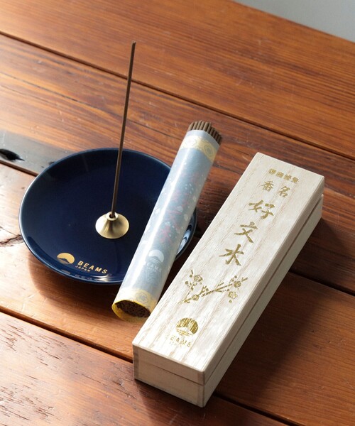 BEAMS JAPAN（ビームス　ジャパン）の「【別注】梅栄堂 / お香セット（ルームフレグランス/お香・レディース・オレンジ/ネイビー・ONE SIZE）」の5枚目の写真