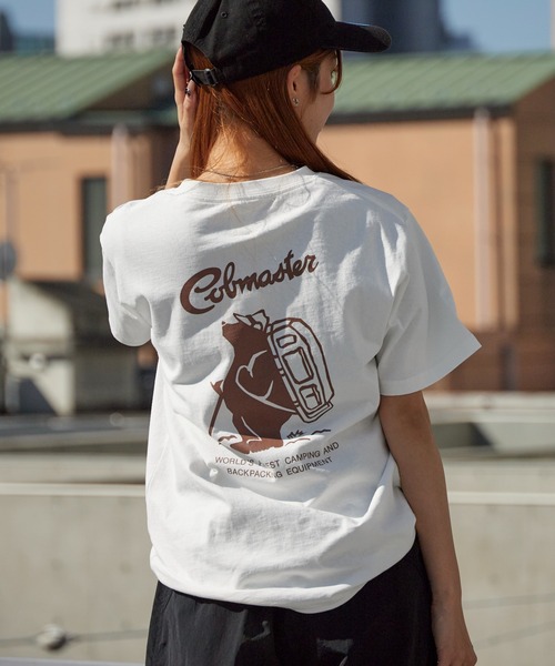COBMASTER（コブマスター）の「COBMASTER/コブマスター COB BACK LOGO TEE 7251 バックプリント クルーネックTシャツ 2026年春夏（Tシャツ/カットソー・メンズ・ホワイト/チャコール・S/M/L/XL）」の13枚目の写真