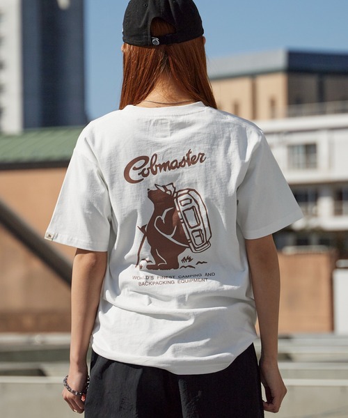 COBMASTER（コブマスター）の「COBMASTER/コブマスター COB BACK LOGO TEE 7251 バックプリント クルーネックTシャツ 2026年春夏（Tシャツ/カットソー・メンズ・ホワイト/チャコール・S/M/L/XL）」の14枚目の写真