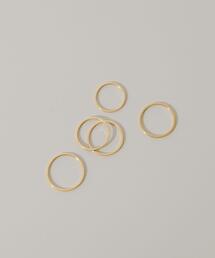 SMELLY | ステンレス5セットリング(リング)