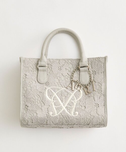 OLIVE des OLIVE（オリーブデオリーブ）の「Aimerianejoieレースミニトート（トートバッグ・レディース・グレー/ブラック/アイボリー・FREE）」の17枚目の写真