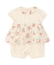 sense of wonder | 野イチゴレースショートオール【オーガニック】【日本製】(ロンパース)