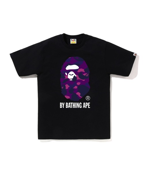 A BATHING APE(アベイシングエイプ)の「COLOR CAMO BY BATHING APE TEE(Tシャツ/カットソー・メンズ・ブラック×レッド/ホワイト×レッド/ブラック×ブルー/ブラック×パープル/ホワイト×ネイビー/ホワイト×パープル・MEDIUM/XX-LARGE/X-LARGE/SMALL/LARGE/XXX-LARGE)」の5枚目の写真