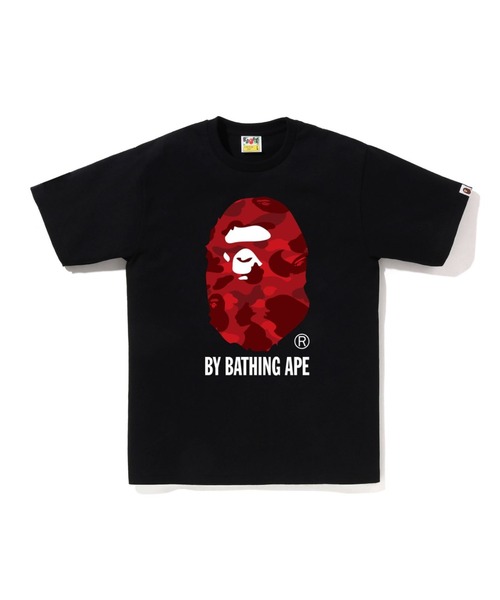 A BATHING APE(アベイシングエイプ)の「COLOR CAMO BY BATHING APE TEE(Tシャツ/カットソー・メンズ・ブラック×レッド/ホワイト×レッド/ブラック×ブルー/ブラック×パープル/ホワイト×ネイビー/ホワイト×パープル・MEDIUM/XX-LARGE/X-LARGE/SMALL/LARGE/XXX-LARGE)」の6枚目の写真