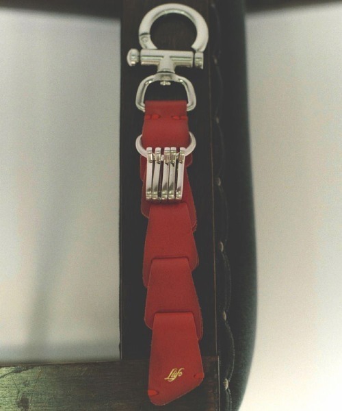 LIDNM（リドム）の「Llife LEATHER KEY CHAIN（キーケース/キーアクセサリー・メンズ・ブラウン系その他/レッド系その他/ブラック系その他・FREE）」の3枚目の写真