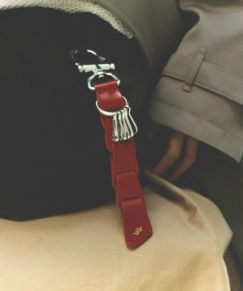 LIDNM（リドム）の「Llife LEATHER KEY CHAIN（キーケース/キーアクセサリー・メンズ・ブラウン系その他/レッド系その他/ブラック系その他・FREE）」の22枚目の写真