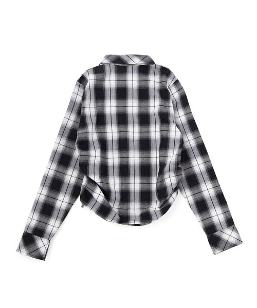 ZIDDY（ジディ）の「チェックシャツ×リブカーディガンセット(130~160cm)（その他トップス・キッズ・ブラック系その他/ブラウン系その他・150cm/130cm/140cm/FREE）」の10枚目の写真