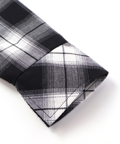 ZIDDY（ジディ）の「チェックシャツ×リブカーディガンセット(130~160cm)（その他トップス・キッズ・ブラック系その他/ブラウン系その他・150cm/130cm/140cm/FREE）」の18枚目の写真