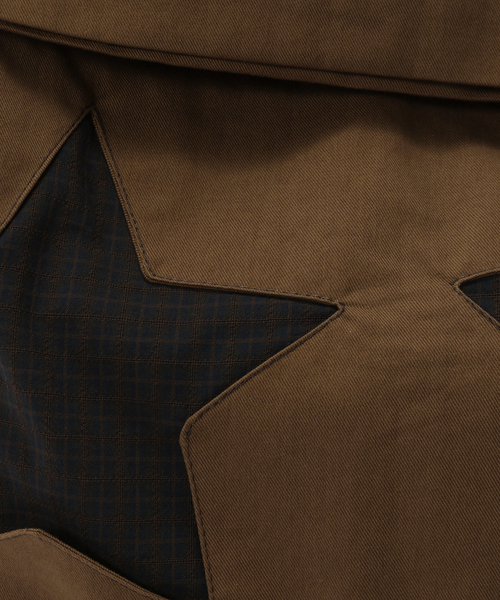 PULP/417EDIFICE（パルプフォーワンセブンエディフィス）の「This Uniform / ディス ユニフォーム TAN STAR BAG（ショルダーバッグ・メンズ・ベージュ・FREE）」の5枚目の写真