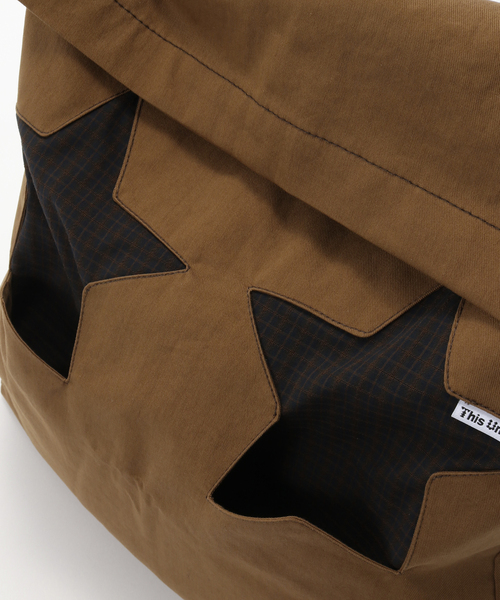 PULP/417EDIFICE（パルプフォーワンセブンエディフィス）の「This Uniform / ディス ユニフォーム TAN STAR BAG（ショルダーバッグ・メンズ・ベージュ・FREE）」の7枚目の写真