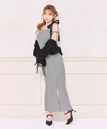 apres jour（アプレジュール）の「【紐取り外し可能】3wayキャミワンピース（ワンピース）」