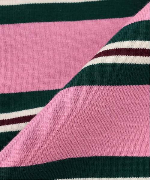 X-girl Stages(エックスガールステージス)の「マルチボーダー長袖Tシャツ(Tシャツ/カットソー・キッズ・ピンク/ライトブルー・120cm/130cm/140cm)」の9枚目の写真