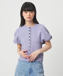 EMMEL REFINES（エメルリファインズ）の「＜EMMEL REFINES＞EMジャガード パフスリーブ プルオーバー ＆ カーディガン（ニット/セーター）」