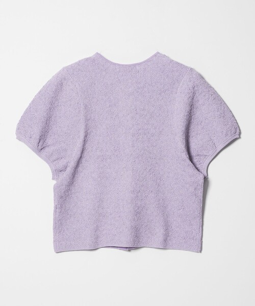 EMMEL REFINES（エメルリファインズ）の「＜EMMEL REFINES＞EMジャガード パフスリーブ プルオーバー ＆ カーディガン（ニット/セーター・レディース・ライム/ダークブラウン/ライラック・FREE）」の15枚目の写真