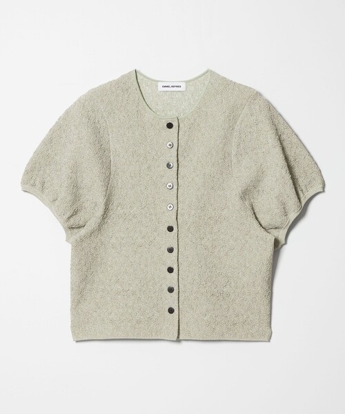 EMMEL REFINES（エメルリファインズ）の「＜EMMEL REFINES＞EMジャガード パフスリーブ プルオーバー ＆ カーディガン（ニット/セーター・レディース・ライム/ダークブラウン/ライラック・FREE）」の22枚目の写真