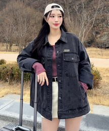 JEEP（ジープ）の「クラシックフェイドデニムトラッカージャケット (JR5JKU101ID)（デニムジャケット）」