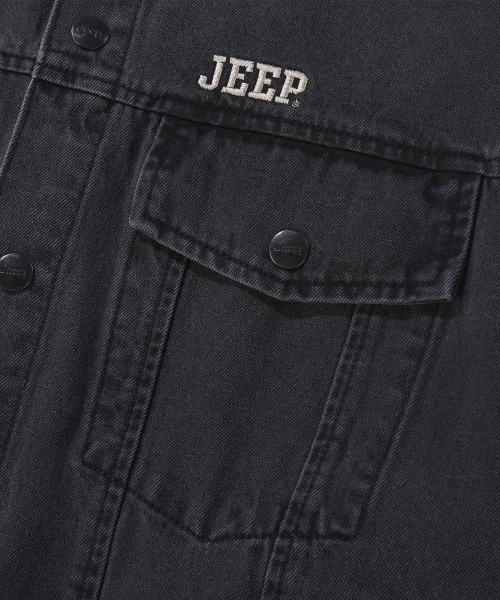 JEEP(ジープ)の「クラシックフェイドデニムトラッカージャケット (JR5JKU101ID)(デニムジャケット・レディース・その他・SMALL/MEDIUM/LARGE/X-LARGE/2XL)」の7枚目の写真
