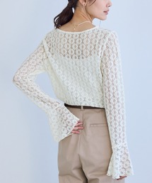 ベルスリーブ」に該当するレディースのTシャツ/カットソー（長袖