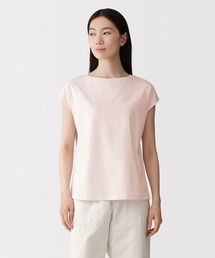婦人 天竺編みフレンチスリーブTシャツ（Tシャツ/カットソー）｜無印