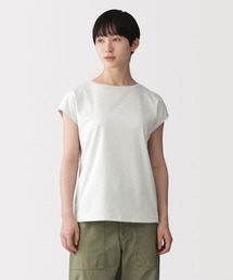 婦人 天竺編みフレンチスリーブTシャツ