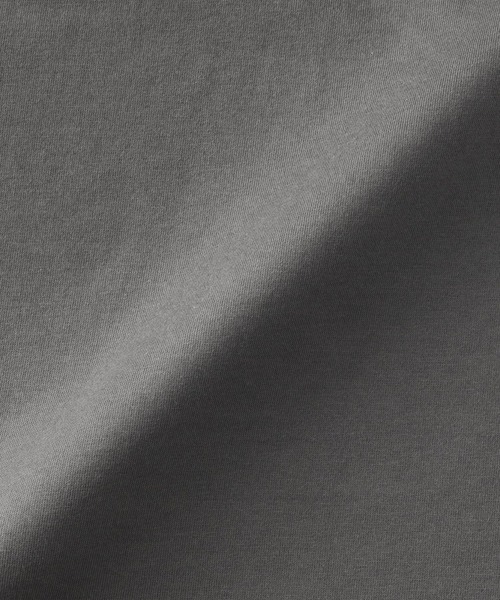 無印良品（ムジルシリョウヒン）の「婦人 天竺編みフレンチスリーブＴシャツ（Tシャツ/カットソー・レディース・ライトピンク/スモーキーグリーン系/チャコールグレー/ブラック/ライトパープル/ダークネイビー/ライトグレー/ホワイト・S/XL/L/M）」の18枚目の写真