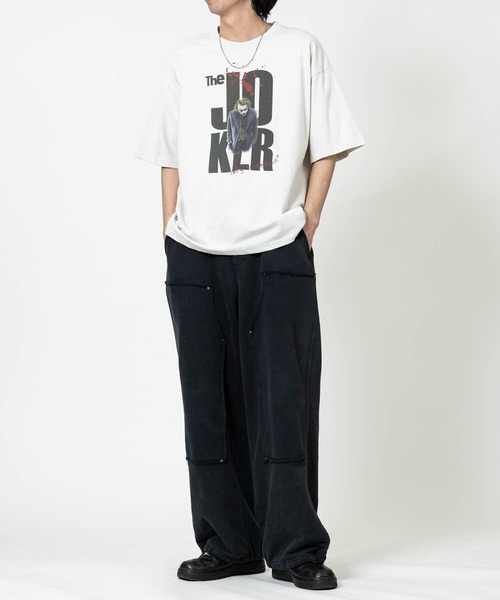 JOHN'S CLOSET（ジョンズクローゼット）の「【15】〔JOKER/ジョーカー〕アソートパターンプリント ユーズドライク半袖Tシャツ（Tシャツ/カットソー・メンズ・ブラック系1/ブラック系2/ホワイト系2/ホワイト系1・X-LARGE/LARGE/MEDIUM）」の8枚目の写真