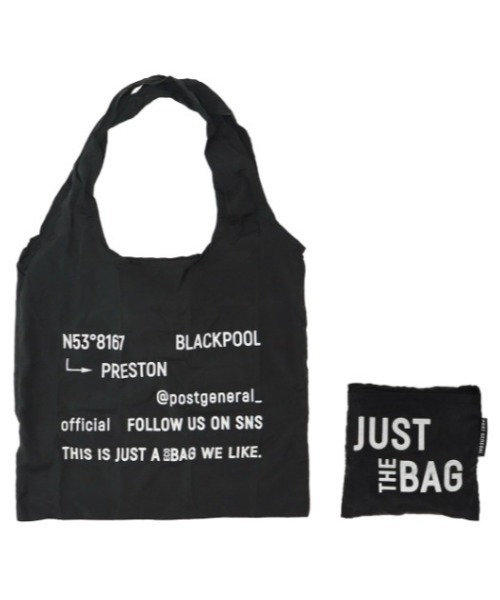 POST GENERAL（ポストジェネラル）の「【 POST GENERAL / ポストジェネラル 】 JUST THE BAG / ジャスト ザ バッグ（エコバッグ/サブバッグ・メンズ・アイボリー/ブラック/グレイッシュベージュ/オリーブ/サンドベージュ/ブルー・FREE）」の2枚目の写真