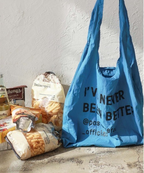 POST GENERAL（ポストジェネラル）の「【 POST GENERAL / ポストジェネラル 】 JUST THE BAG / ジャスト ザ バッグ（エコバッグ/サブバッグ・メンズ・アイボリー/ブラック/グレイッシュベージュ/オリーブ/サンドベージュ/ブルー・FREE）」の12枚目の写真