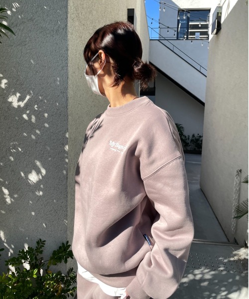 My sugar Babe(マイシュガーベイブ)の「my sugar babe logo sweat(スウェット・メンズ・グレー・X-LARGE/LARGE/MEDIUM)」の1枚目の写真