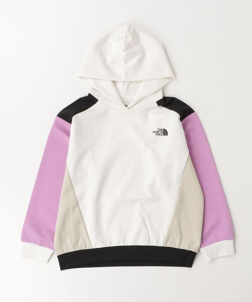 THE NORTH FACE（ザノースフェイス）の「ザ ノース フェイス THE NORTH FACE Motion Smoogy Wide Hoodie モーションスムージーワイドフーディー（その他アウター・キッズ・オフホワイト/グレー・130cm/140cm/150cm）」の4枚目の写真