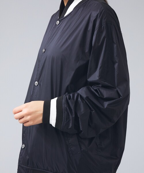 TAION（タイオン）の「【TAION / タイオン】 NON DOWN BASIC REVERSIBLE MA-1／ノンダウン ベーシック リバーシブル MA-1 ジャケット／ユニセックス 【WEB限定】（ブルゾン・メンズ・カーキ/ダークネイビー/ブラック・L/M）」の9枚目の写真