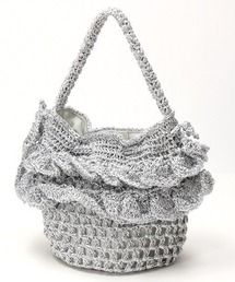 CACHELLIE（カシェリエ）の「METALLIC FRILL POUCH TOTE（トートバッグ）」