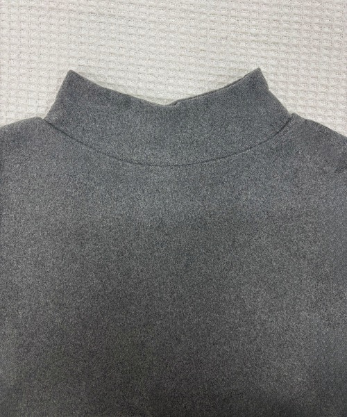 Miniministore(ミニミニストア)の「ミニ丈ギャザーワンピースハイネック韓国風(ワンピース・レディース・ダークグレー・FREE)」の13枚目の写真