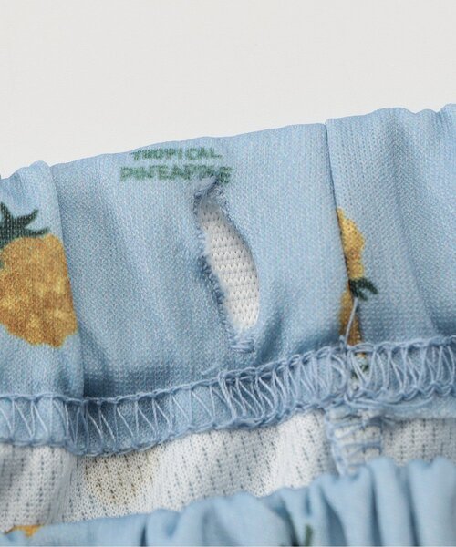 Ampersand（アンパサンド）の「【水陸両用/速乾】サラッと履ける総柄メッシュハーフパンツ（その他パンツ・キッズ・ラベンダー/ブラック/アイボリー/サックスブルー・80/90/100/110/120/130/140）」の6枚目の写真