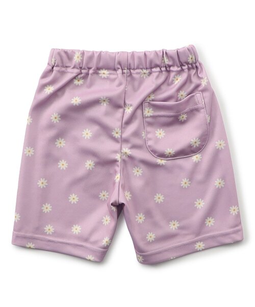 Ampersand（アンパサンド）の「【水陸両用/速乾】サラッと履ける総柄メッシュハーフパンツ（その他パンツ・キッズ・ラベンダー/ブラック/アイボリー/サックスブルー・80/90/100/110/120/130/140）」の9枚目の写真