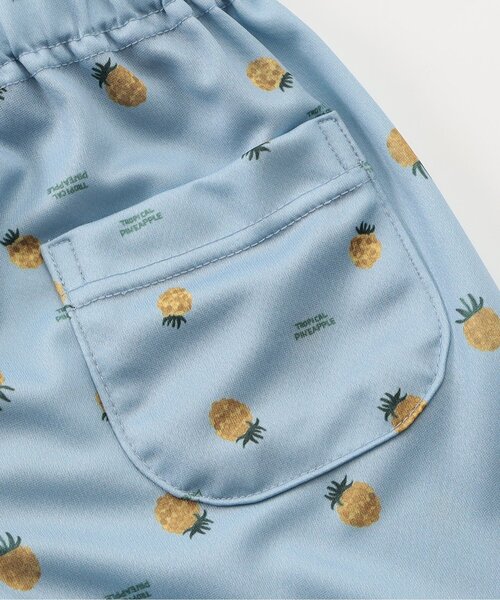 Ampersand（アンパサンド）の「【水陸両用/速乾】サラッと履ける総柄メッシュハーフパンツ（その他パンツ・キッズ・ラベンダー/ブラック/アイボリー/サックスブルー・80/90/100/110/120/130/140）」の12枚目の写真