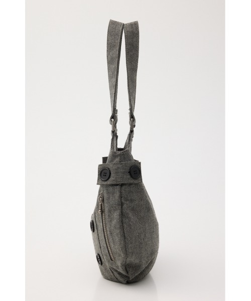 LAGUA GEM（ラグアジェム）の「DOUBLE BUTTON バッグ（ショルダーバッグ・レディース・グレー/ブラック・FREE）」の16枚目の写真