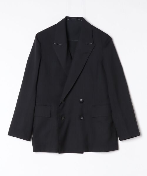 ROBES&CONFECTIONS(ローブスコンフェクションズ)の「Robes & Confections/ローブス&コンフェクションズ/ドライウールボイル LSダブルジャケット(テーラードジャケット・レディース・ブラック/グレー系その他3・1)」の5枚目の写真