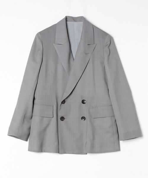ROBES&CONFECTIONS(ローブスコンフェクションズ)の「Robes & Confections/ローブス&コンフェクションズ/ドライウールボイル LSダブルジャケット(テーラードジャケット・レディース・ブラック/グレー系その他3・1)」の7枚目の写真